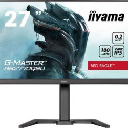 LCD Monitor|IIYAMA|27"|Gaming|Panel IPS|2560x1440|16:9|180Hz|Matte|0.2 ms|Speakers|Swivel|Pivot|Height adjustable|Tilt|Colour Black|GB2770QSU-B6