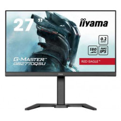 LCD Monitor|IIYAMA|27"|Gaming|Panel IPS|2560x1440|16:9|180Hz|Matte|0.2 ms|Speakers|Swivel|Pivot|Height adjustable|Tilt|Colour Black|GB2770QSU-B6