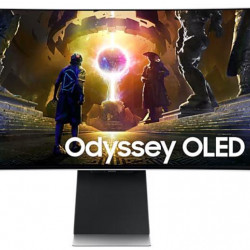 Monitor|SAMSUNG|34"|Gaming/Smart/Curved/21 : 9|Panel OLED|3440x1440|21:9|175Hz|0.03 ms|Speakers|Swivel|Height adjustable|Tilt|LS34DG850SUXDU