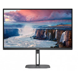 LCD Monitor|AOC|27"|Panel VA|2560x1440|16:9|75 Hz|Matte|4 ms|Speakers|Swivel|Pivot|Height adjustable|Tilt|Colour Black|Q27V5N/BK