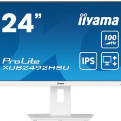 LCD Monitor|IIYAMA|23.8"|Business|Panel IPS|1920x1080|16:9|100Hz|Matte|0.4 ms|Speakers|Swivel|Pivot|Height adjustable|Tilt|XUB2492HSU-W6