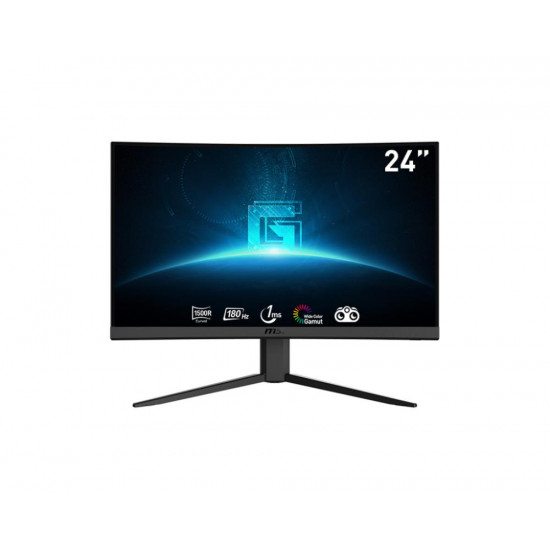 LCD Monitor|MSI|G24C4 E2|23.6"|Business/Curved|Panel VA|1920x1080|16:9|180 Hz|1 ms|Tilt|Colour Black|G24C4E2